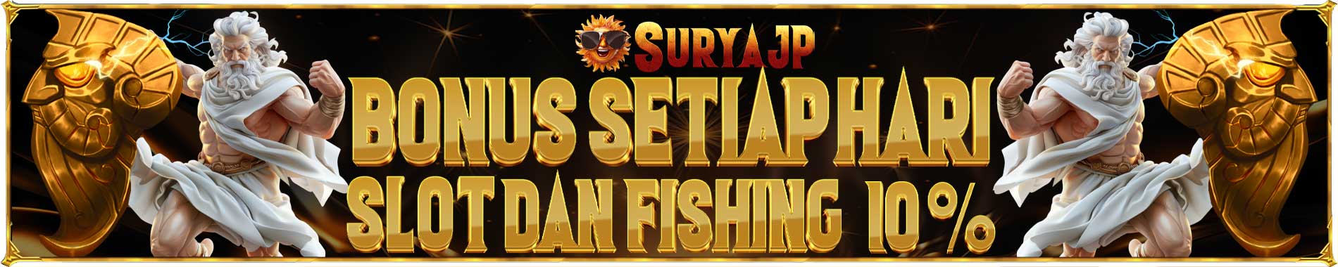 Bonus Harian SuryaJP 10%